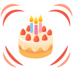 Birthday cake and Beating heart