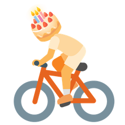 Birthday cake and Bicycle