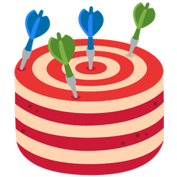 Birthday cake and Bow and arrow