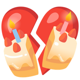 Birthday cake and Broken heart