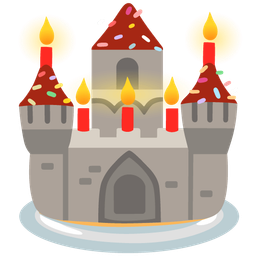 Birthday cake and Castle