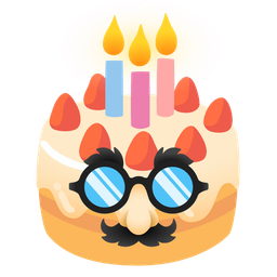 Birthday cake and Disguised face