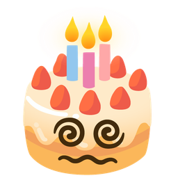 Birthday cake and Dizzy