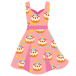 Birthday cake and Dress