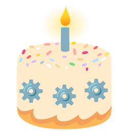 Birthday cake and Gear