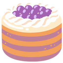 Birthday cake and Grapes