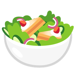 Birthday cake and Green salad