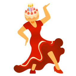 Birthday cake and High-heeled shoe