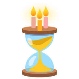 Birthday cake and Hourglass not done