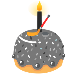 Birthday cake and Ice hockey