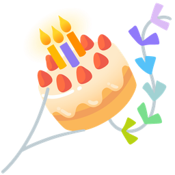 Birthday cake and Kite