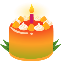 Birthday cake and Mango