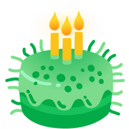 Birthday cake and Microbe