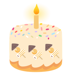 Birthday cake and Oden