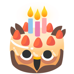 Birthday cake and Owl