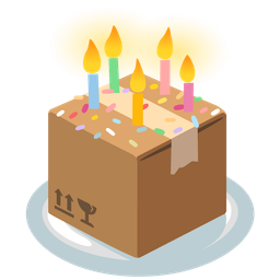 Birthday cake and Package