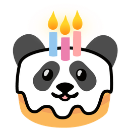 Birthday cake and Panda