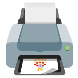 Birthday cake and Printer
