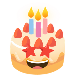 Birthday cake and Star-struck