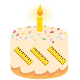Birthday cake and Straight ruler