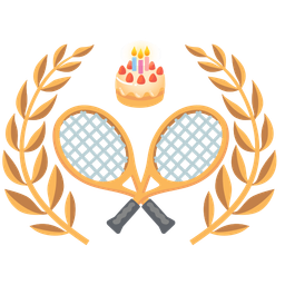 Birthday cake and Tennis