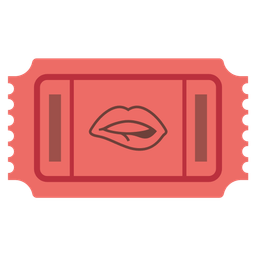 biting lip and admission tickets