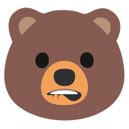 biting lip and bear