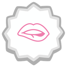 biting lip and fish cake with swirl