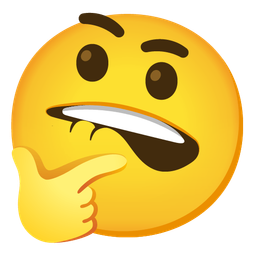 biting lip and thinking face