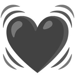 Black heart and Beating heart