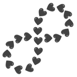 black heart and infinity