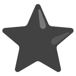 black heart and star