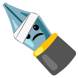 black nib and face with head-bandage