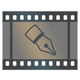 black nib and film frames