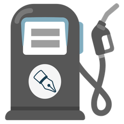 black nib and fuel pump