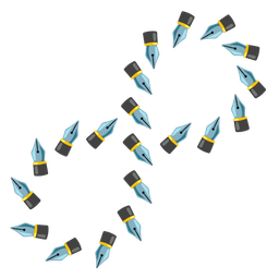 black nib and infinity