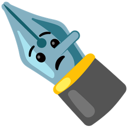 black nib and lying face