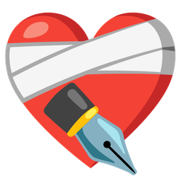 black nib and mending heart