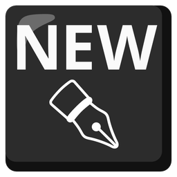 black nib and NEW button