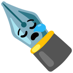 black nib and sleepy face