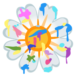 blossom and artist palette