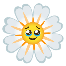 blossom and face holding back tears