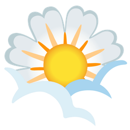 blossom and face in clouds