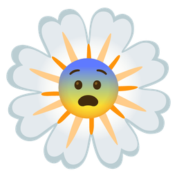 blossom and fearful face