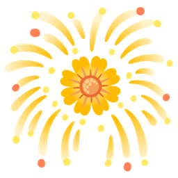 blossom and fireworks