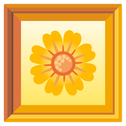 blossom and framed picture