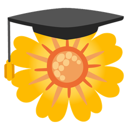 blossom and graduation cap