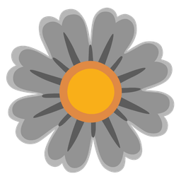 blossom and grey heart