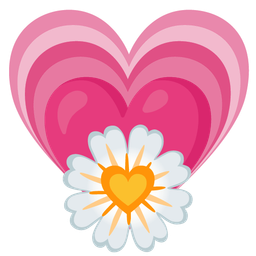 blossom and growing heart