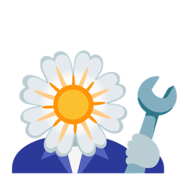 blossom and hammer and wrench